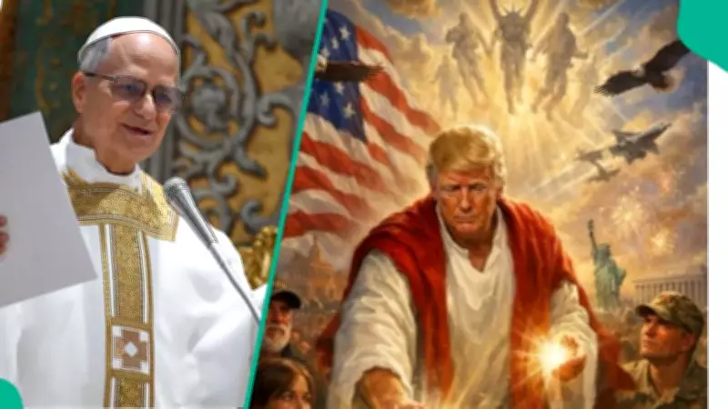 Trump Sparks Controversy with AI Jesus Image After Criticizing Pope Leo XIV