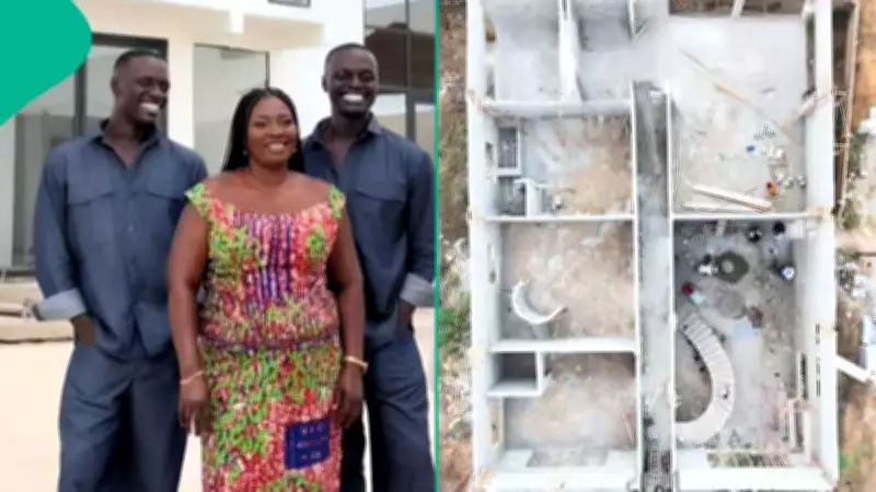 Twin Brothers Secretly Build 10-Bedroom Mansion as Surprise Gift for Their Mother