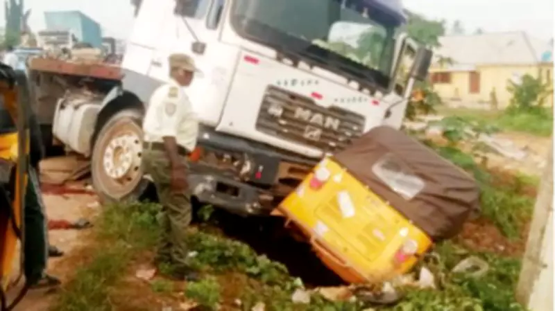 Two dead, five injured in Ogun multiple crash as driver falls asleep