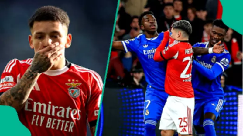 UEFA Bans Argentine Star Prestianni 6 Games for Abusing Vinicius Jr