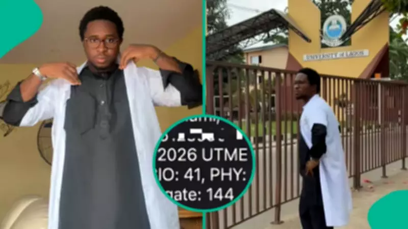 UTME Candidate Who Scored 144 in JAMB Visits UNILAG to Pray for Admission