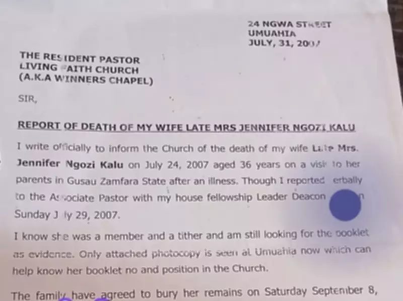 Woman Exposes Church's Apathy After Mother's Death Over Tithe Booklet