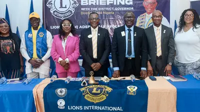 Lions Club Pledges to Support Federal Government's Healthcare Initiatives