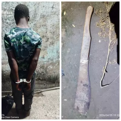 Man Arrested for Attacking Neighbor with Cane Knife Over Defecation Dispute