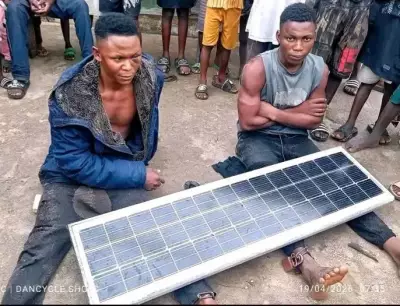 Two Men Apprehended for Stealing Solar Street Lights in Bayelsa