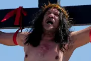 Carpenter Ends 37-Year Crucifixion Ritual, Chooses Not to Be Whipped This Year