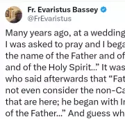 Catholic Priest Criticizes People-Pleasing Catholics Over Wedding Prayer Incident