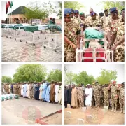 Fallen Heroes Brigadier General Omo Braimah, Captain Ismail Laid to Rest in Borno