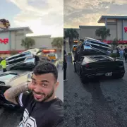 Florida pickup crushes $250K Lamborghini with driver inside, 5 months after purchase