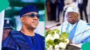 Governor Dapo Abiodun Presents Ceremonial Sword to President Tinubu in Ogun State