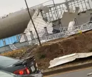 Heavy Rainstorm Damages New Kugbo Bus Terminal in Abuja, Causes Major Gridlock