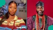 Lady Films Encounter with Nollywood Star Ibrahim Chatta at Lounge, Posts Video