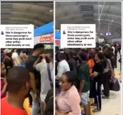 Lagos Blue Line Safety Crisis: Man Alerts Government Over Crowded Tracks