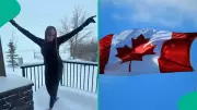 Nigerian Lady Celebrates Receiving Canadian Permanent Residence Card