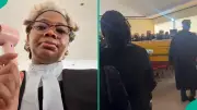 Nigerian Lawyers Pay Courtroom Tribute to Late Colleague Before Burial, Video Goes Viral