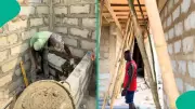 Nigerian Man, 27, Flaunts First Property After Emptying Savings, Goes Viral