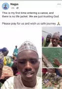 Nigerian Man Boards Boat Without Life Jacket, Says 'We Are Just Trusting God'