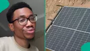Nigerian Man's Clever Solar Panel Solution After Landlord Blocks Rooftop Installation