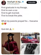 Nigerian Woman Kemi Celebrates Historic Family Milestones as First Graduate