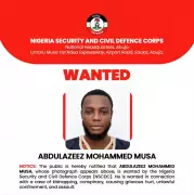 NSCDC Declares Abdulazeez Mohammed Wanted for Kidnapping and Assault Charges