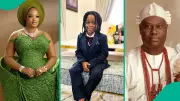 Ooni's First Son Prince Tadenikawo Steals Spotlight with Dance Moves at Mother's Birthday