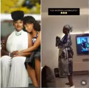 Singer Waje Shares Heartwarming Playful Wrestling Video with Daughter