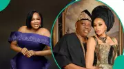 Toyin Abraham Defends Kneeling Gesture to Billionaire Okoyas Amid Social Media Debate