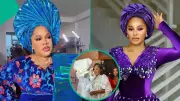 Toyin Abraham's Composed Demeanour at Mabel Makun's 40th Birthday Sparks Social Media Buzz