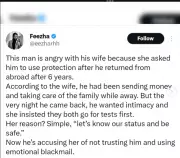 X User's Story of Marital Tension Over Health Tests Sparks Debate