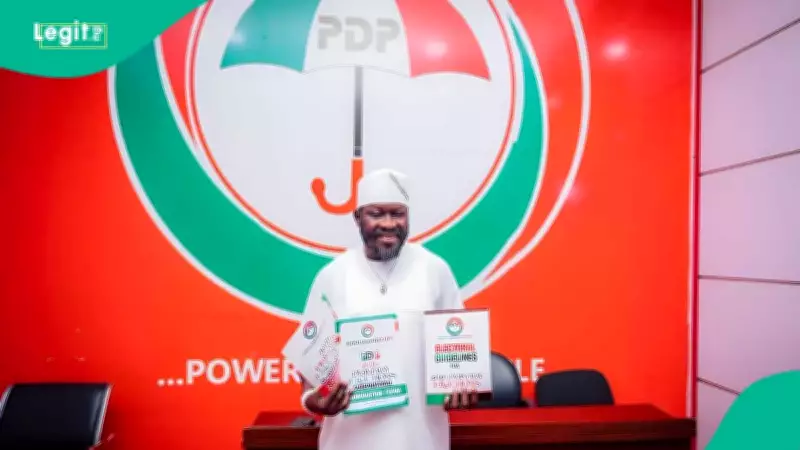 2027 Election: PDP's Kefiano Picks Nomination Form for Plateau Governorship