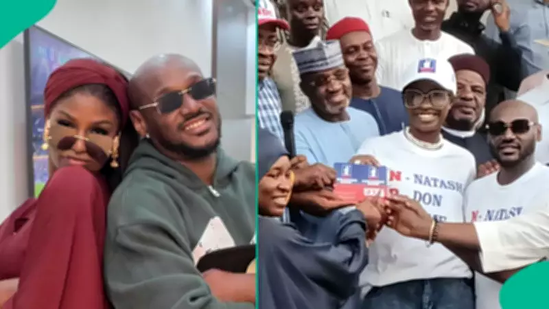 2Baba Joins Wife Natasha in Dumping PDP for NDC, New Look Sparks Reactions