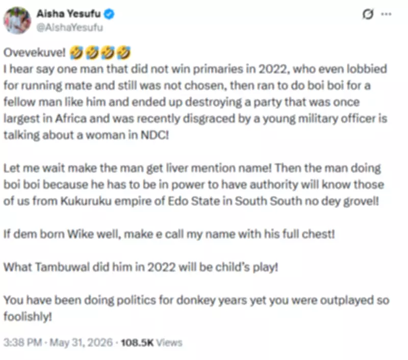 Aisha Yesufu Fires Back at Wike Over NDC Senatorial Ticket Jibe