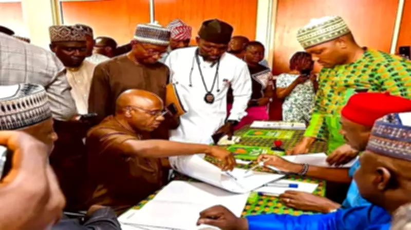 Amaechi Submits Presidential Nomination Form at ADC Secretariat in Abuja