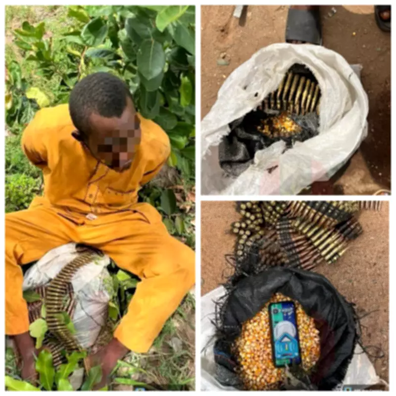 Army Nabs Terrorist Courier with 500 Rounds Hidden in Maize Bag in Kogi