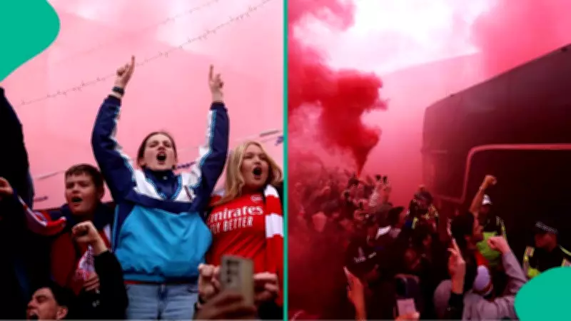 Arsenal Fans Give Gunners Heroic Welcome Ahead of Must-Win Burnley Clash