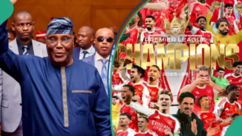 Atiku Compares Arsenal EPL Triumph to Political Vision for Nigeria