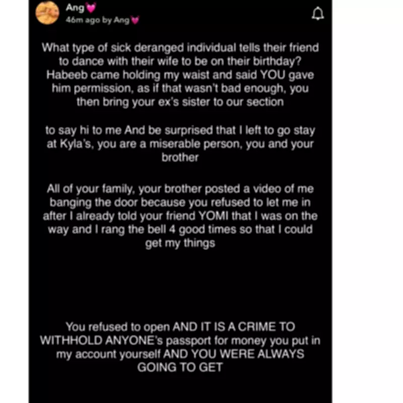 BBNaija Star Angel Accuses Estranged Wife of Getting Her Mother Arrested Over Car Dispute