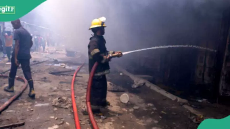 Children Playing with Gas Cylinder Cause Fire That Destroys Two Flats in Kwara