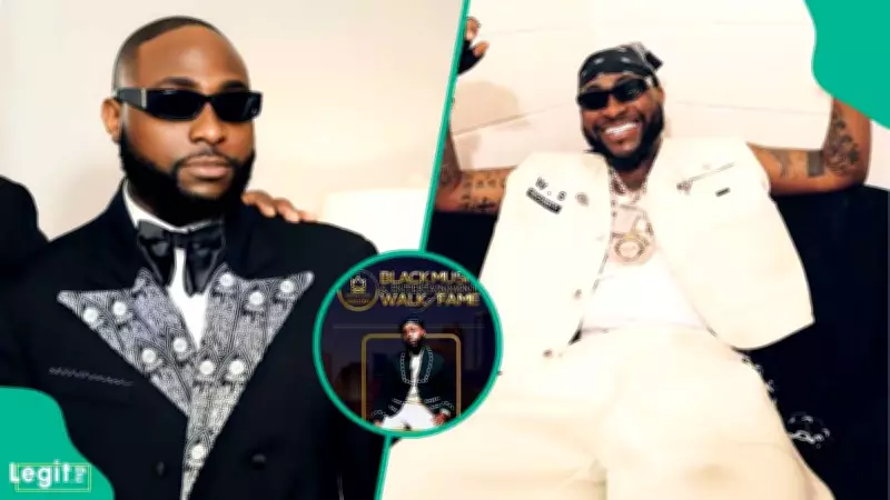 Davido to Be Inducted into Black Music & Entertainment Walk of Fame in 2026