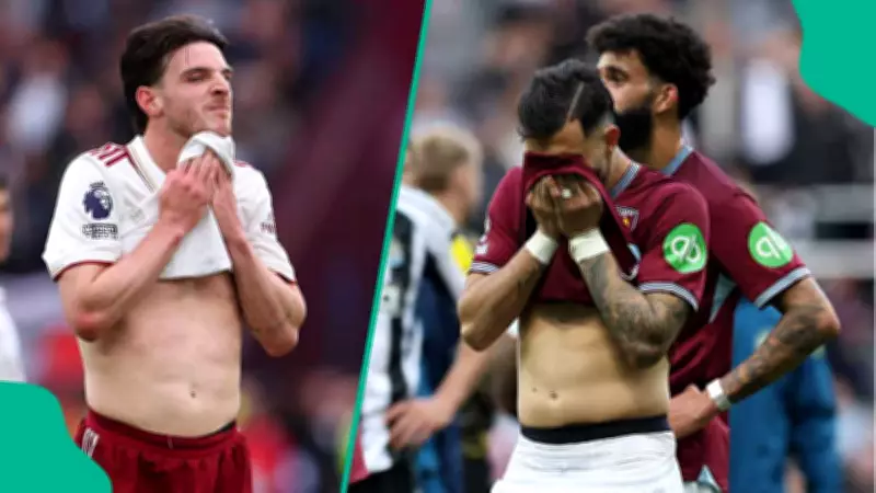 Declan Rice Reacts Emotionally as West Ham Gets Relegated from Premier League