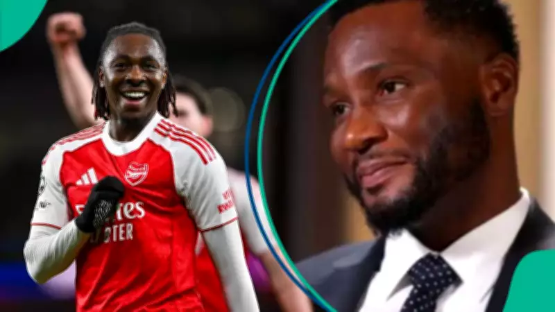 Eberechi Eze Mocks Mikel Obi After Arsenal Win Premier League Title