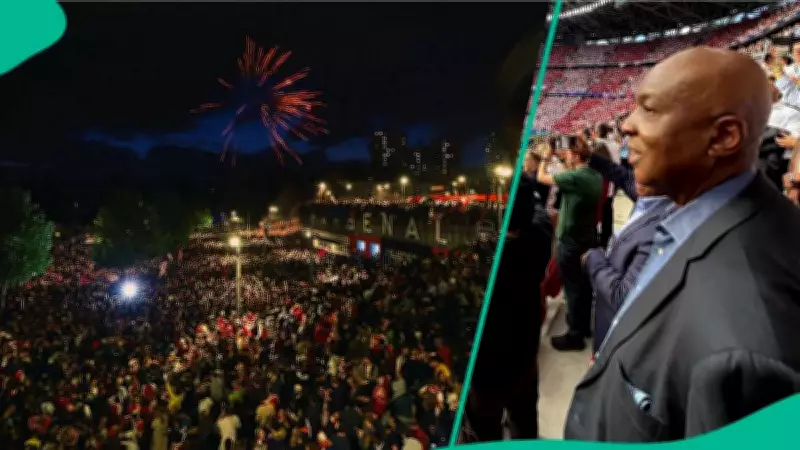 Former Nigerian Senate President Bukola Saraki Attends PSG vs Arsenal UCL Final