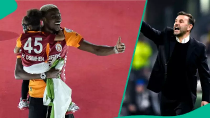 Galatasaray Coach Buruk Reacts After Osimhen Misses Final Day Loss