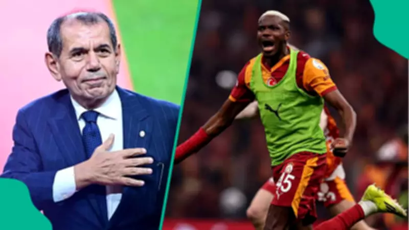 Galatasaray President Warns Real Madrid, Barcelona Over Osimhen Transfer