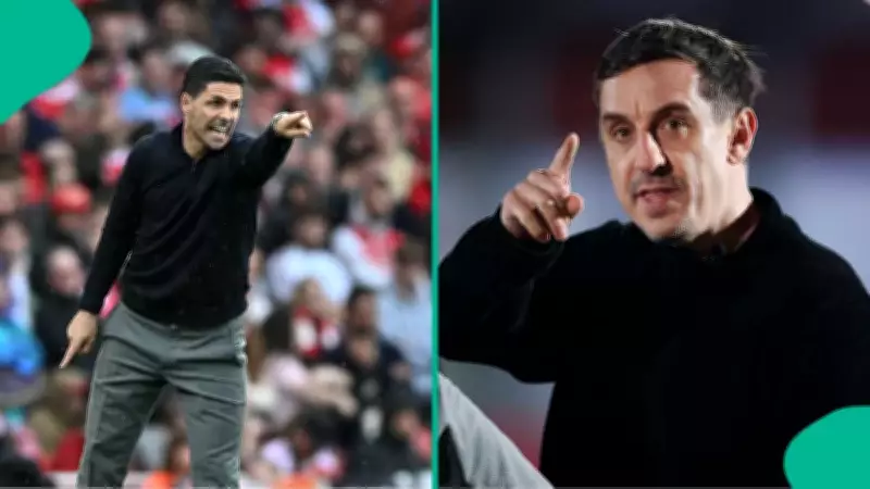 Gary Neville Names Match That Could Cost Arsenal Premier League Title