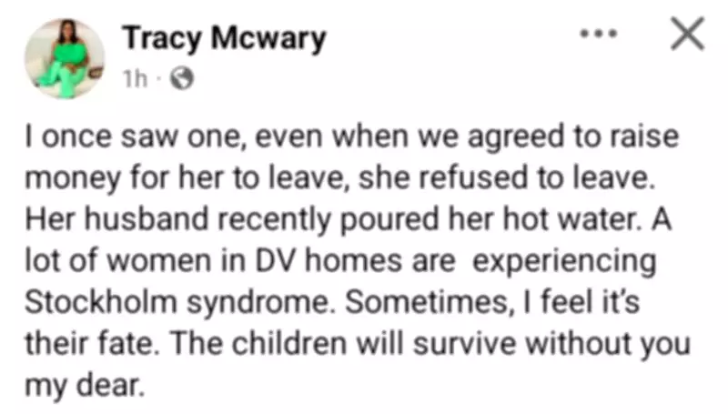 Humanitarian Reveals Abusive Husband Poured Hot Water on Wife Who Refused to Leave