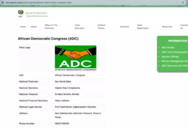 INEC Restores Mark-Led ADC Leadership on Website After Supreme Court Ruling