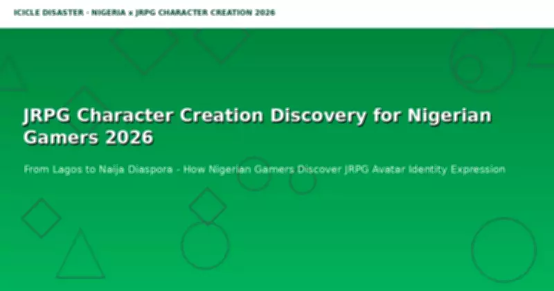 JRPG Character Creation Discovery for Nigerian Gamers in 2026