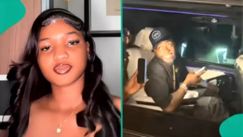 Lady Asks Davido to Put Face in Her Camera During School Visit, He Obliges