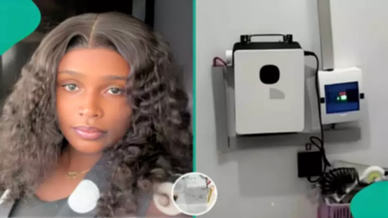 Lady Shows Solar System Giving 24-Hour Electricity, Displays Receipt